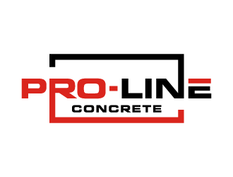 Pro-Line Concrete  logo design by akilis13