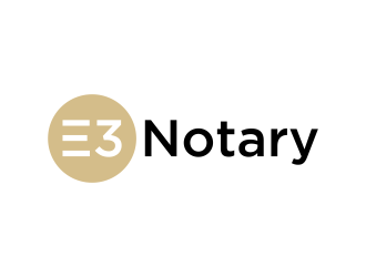 E3 Notary logo design by pel4ngi