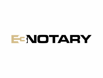 E3 Notary logo design by eagerly
