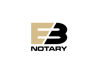 E3 Notary logo design by rief