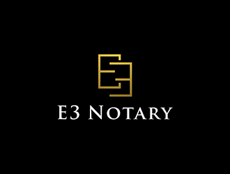 E3 Notary logo design by DuckOn