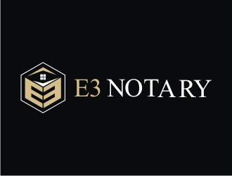 E3 Notary logo design by coco