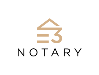 E3 Notary logo design by uptogood