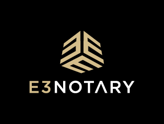 E3 Notary logo design by akilis13