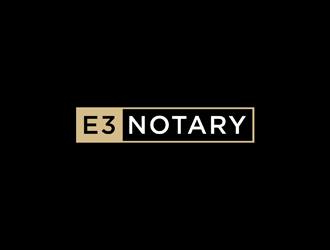 E3 Notary logo design by jancok