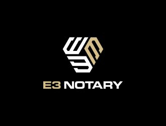 E3 Notary logo design by assava