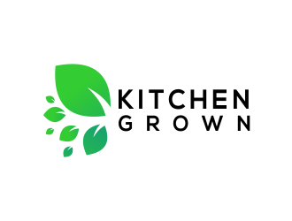 Kitchen Grown logo design by azizah