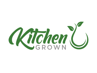 Kitchen Grown logo design by cybil