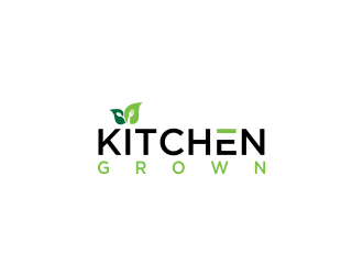 Kitchen Grown logo design by oke2angconcept
