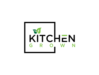 Kitchen Grown logo design by oke2angconcept