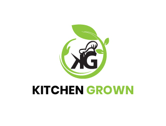 Kitchen Grown logo design by drifelm
