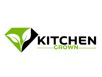 Kitchen Grown logo design by AamirKhan