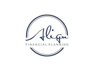 Align Financial Planning logo design by GassPoll