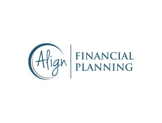 Align Financial Planning logo design by GassPoll