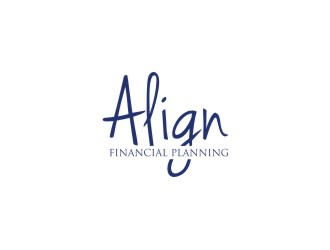 Align Financial Planning logo design by bombers