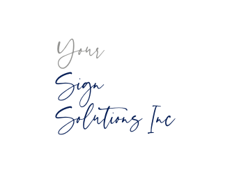 Your Sign Solutions Inc logo design by hopee