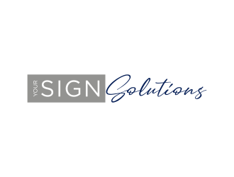 Your Sign Solutions Inc logo design by salis17