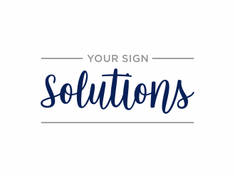 Your Sign Solutions Inc logo design by eagerly