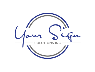 Your Sign Solutions Inc logo design by rief