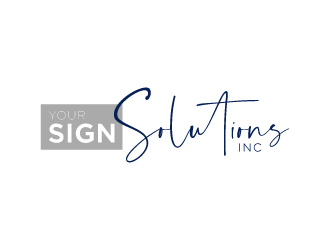 Your Sign Solutions Inc logo design by treemouse