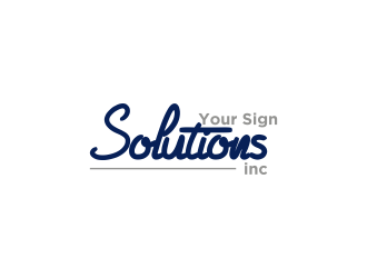 Your Sign Solutions Inc logo design by haidar