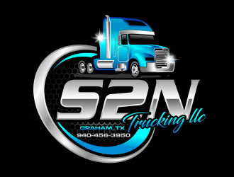 S2N Trucking LLC logo design by hidro