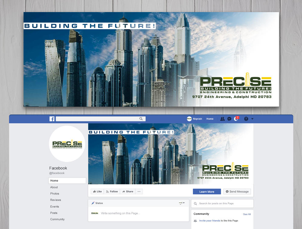 Precise logo design by Niqnish