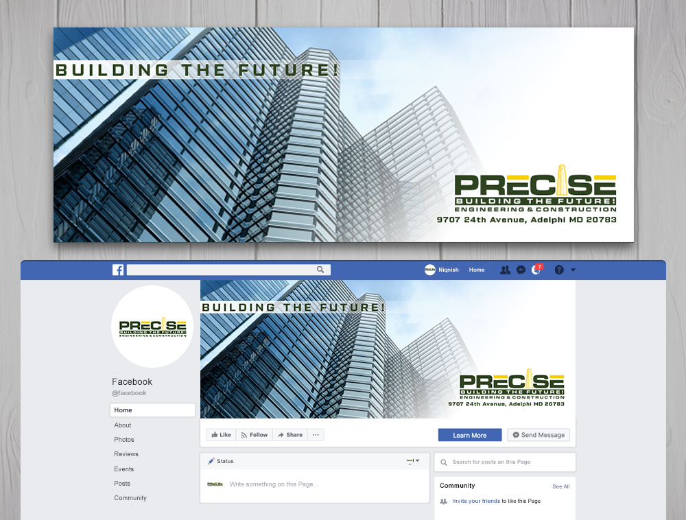 Precise logo design by Niqnish