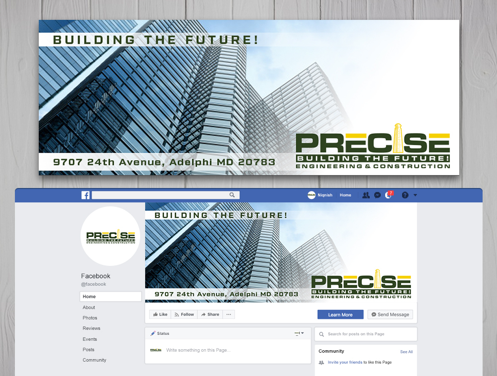 Precise logo design by Niqnish