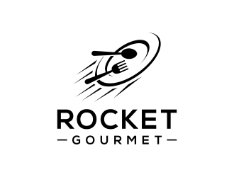 Rocket Gourmet logo design by funsdesigns