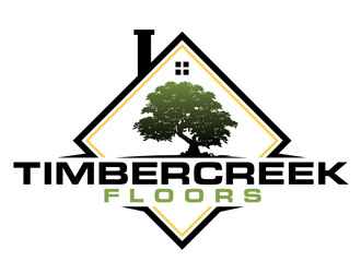 Timbercreek Floors logo design by DreamLogoDesign