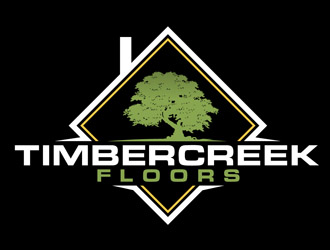 Timbercreek Floors logo design by DreamLogoDesign