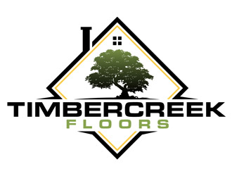 Timbercreek Floors logo design by DreamLogoDesign