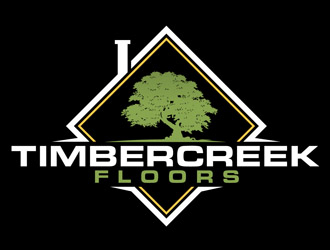 Timbercreek Floors logo design by DreamLogoDesign