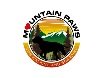 mountain paws logo design by torresace