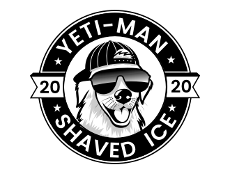 YETI-MAN SHAVED ICE logo design by rgb1