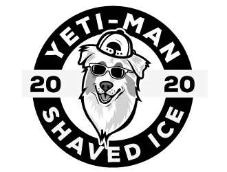 YETI-MAN SHAVED ICE logo design by Logoboffin