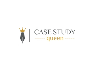 Case Study Queen logo design by AnandArts