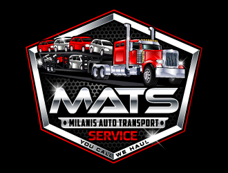 Milanis Auto transport service logo design by LucidSketch