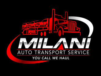 Milanis Auto transport service logo design by ingepro