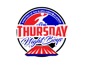 THE THURSDAY NIGHT BOYS logo design by MarkindDesign