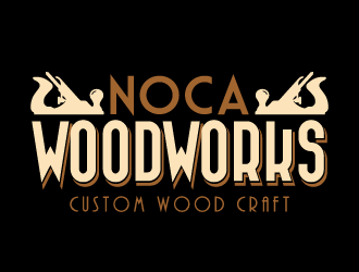 NOCA Woodworks logo design by axel182