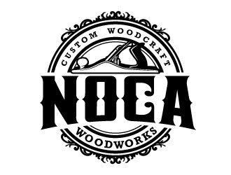 NOCA Woodworks logo design by daywalker