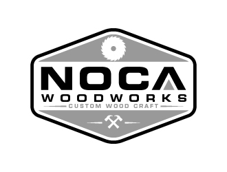 NOCA Woodworks logo design by pambudi