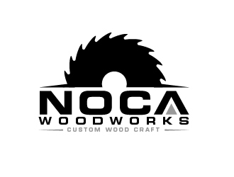 NOCA Woodworks logo design by pambudi