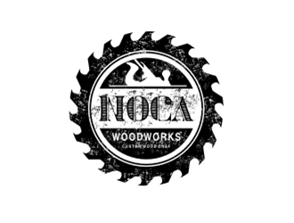 NOCA Woodworks logo design by sheilavalencia