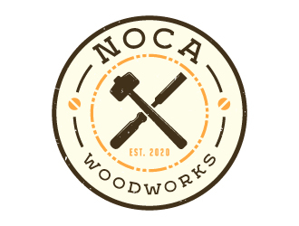 NOCA Woodworks logo design by akilis13