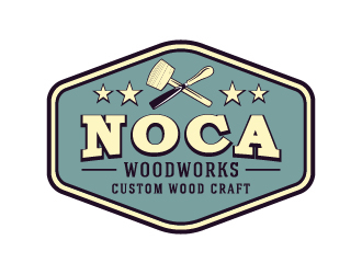 NOCA Woodworks logo design by cybil