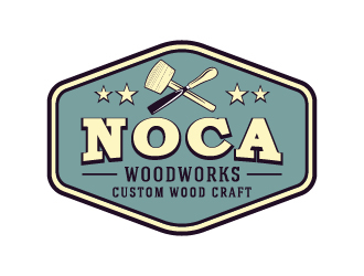 NOCA Woodworks logo design by cybil