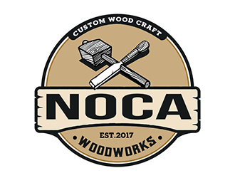 NOCA Woodworks logo design by Optimus